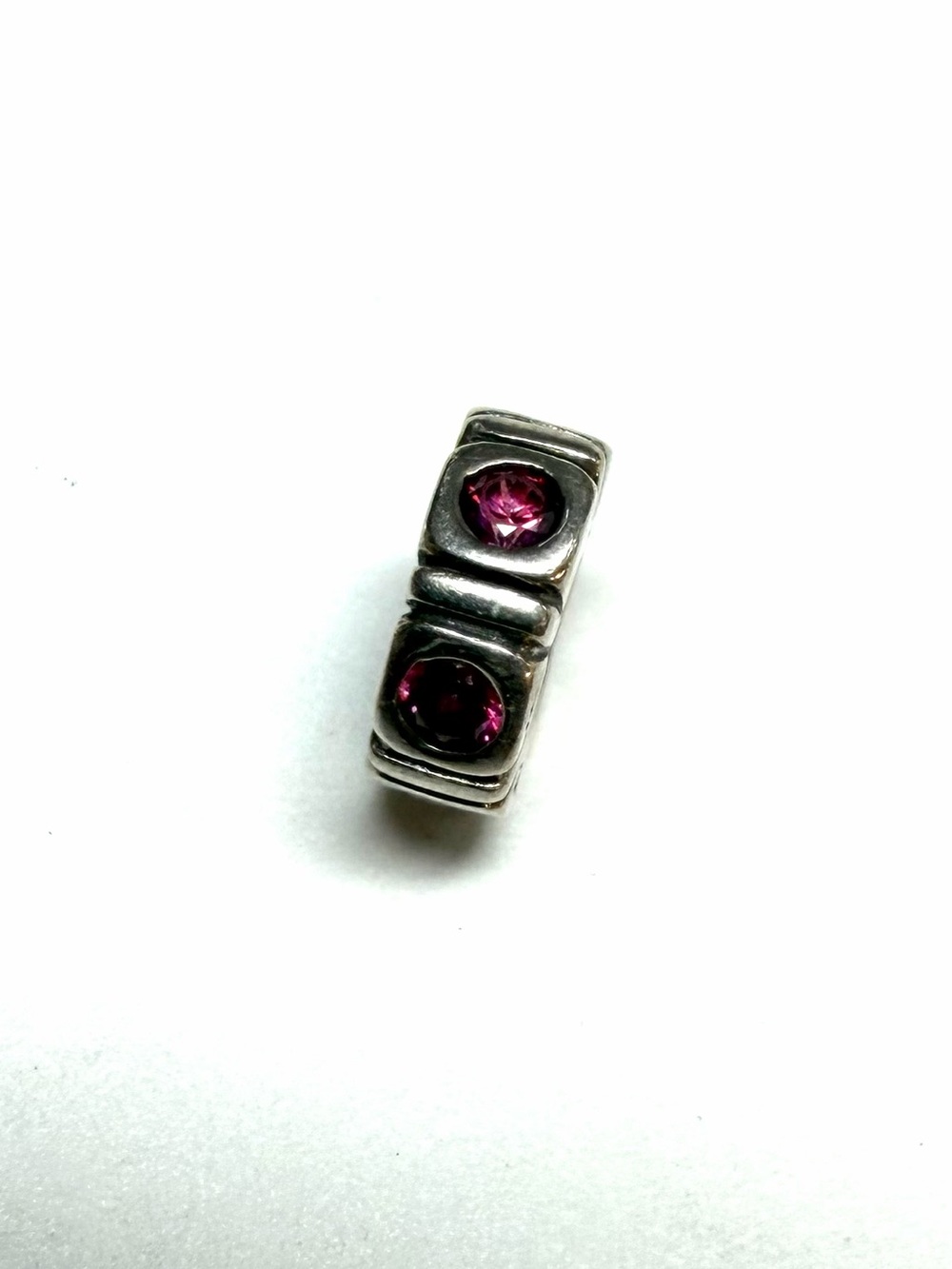 Pandora Moments Sterling Silver Pink Trinity Spacer Charm 790368PCZ